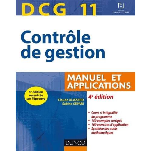 Contrôle De Gestion Dcg 11 - Manuel Et Applications