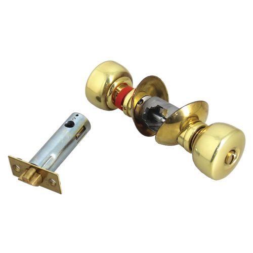 Serrure tubulaire V6526 axe 63,5 mm bouton tulipe inox - VACHETTE - 19299000
