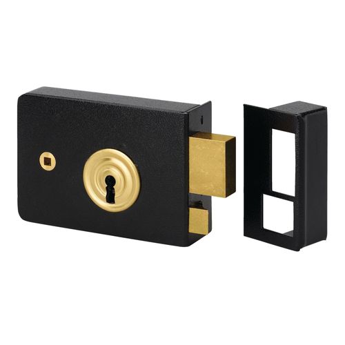 Serrure de portail en applique horizontale 925 - main droite MÉTALUX