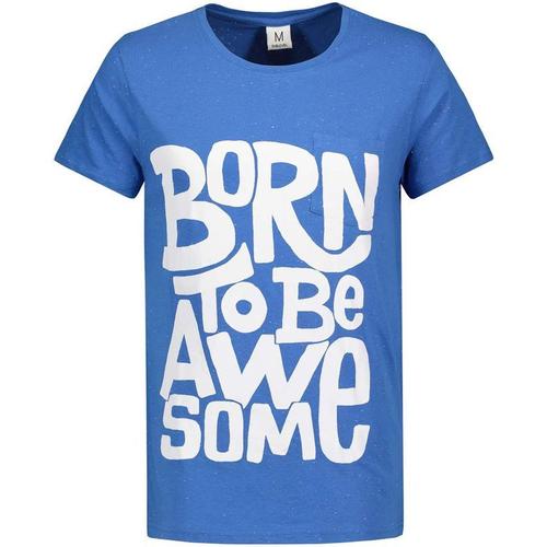 T-Shirt Homme Awesome Bleu: M