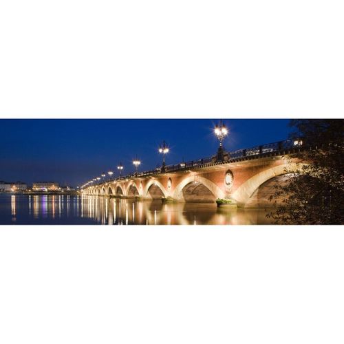 Tableau sur toile pont de Bordeaux 30x97 cm