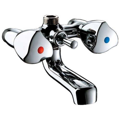 Mélangeur bain-douche, mâle 15 x 21, entraxe 110 mm bec fixe