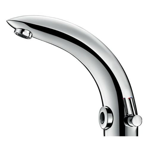 Delabie-Mitigeur électronique de lavabo Tempomatic MIX avec alimentation par piles Lithium 6V boîtier électronique indépendant Réf : 494006