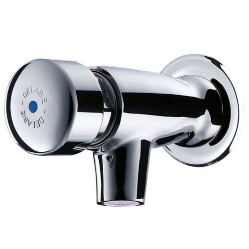 Robinet de lavabo mural TEMPOSTOP 1/2 avec rosace - DELABIE - 746292