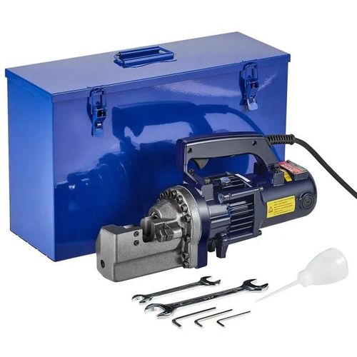 Coupe-barres Hydraulique Électrique Portable-VEVOR-Diamètre de Coupe 4-22 mm-Haute Puissance 1350 W-avec Mallette à Outils