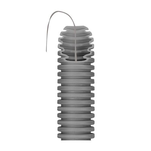 Gaine ICTA avec tire-fils gris foncé diamètre 16 mm - GEWISS - DX20516R