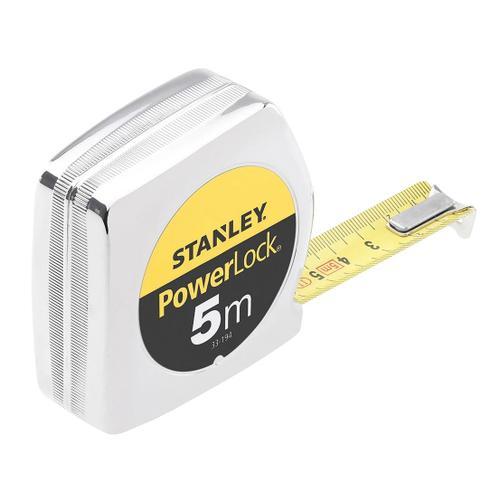 Mètre ruban powerlock classic abs STANLEY 5 m x 19 mm