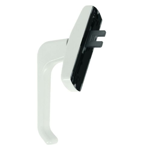 Poignée SPACIO OF2 double fourche gauche finition argent - FERCO - G-46551-00-0-1