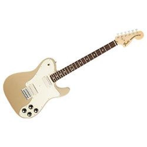 Fender Chris Shiflett Telecaster Deluxe - Touche Palissandre - Shoreline Gold (+ Étui)