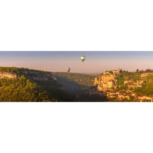 Tableau sur toile montgolfiades 45x135 cm