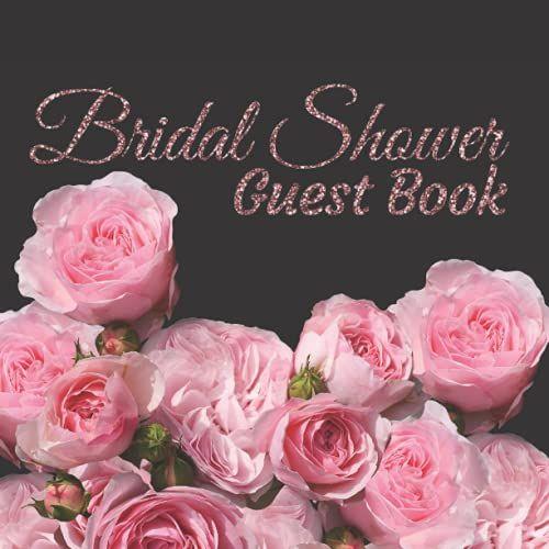 Princess Floral Guest Book In Rose Gold: Black Pink Vintage Chic Guest Sign In With Space For Advice For The Bride (Gift Log Keepsake) With Picture ... Bride To Be Guest Book |Mr & Mrs Guest Book