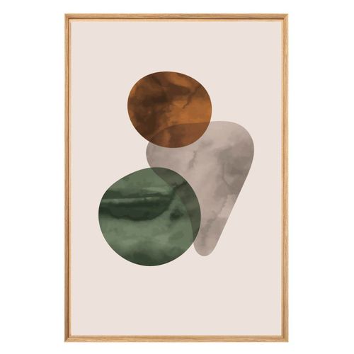 Tableau mural encadré formes géométriques 65x97 cm