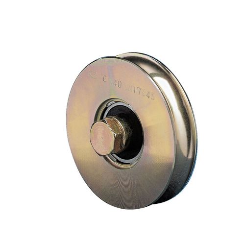 Roues à gorge ronde 310 - 1 roulement - diamètre 120 mm COMUNELLO
