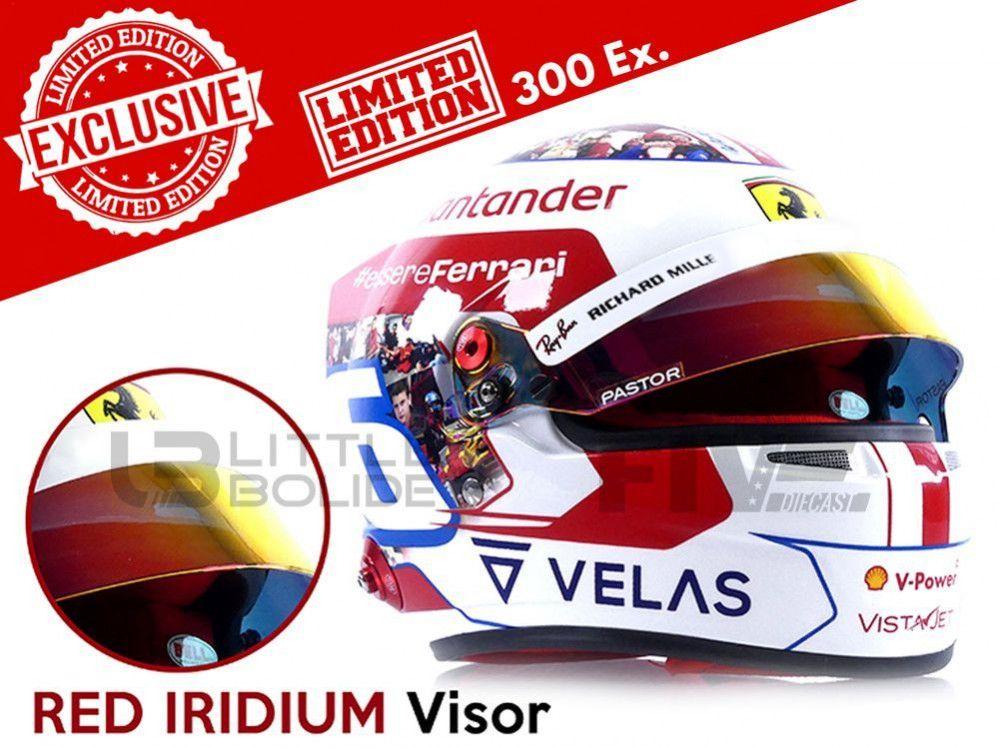 MINI HELMET 1 2 4100267 CASQUE CHARLES LECLERC FERRARI GP FRANCE 2022 Rakuten