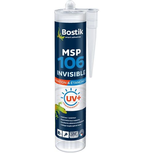 Mastic de collage et d'étanchéité transparent MS106