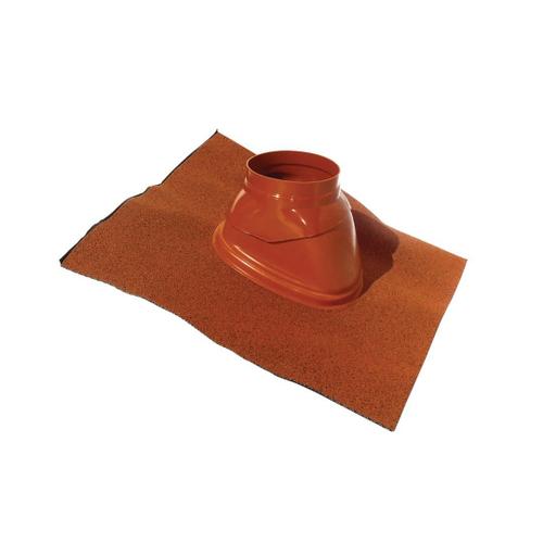 Solin pour terminal vertical Ubiflex diamètre 80 / 125 Ocre - UBBINK - 189911