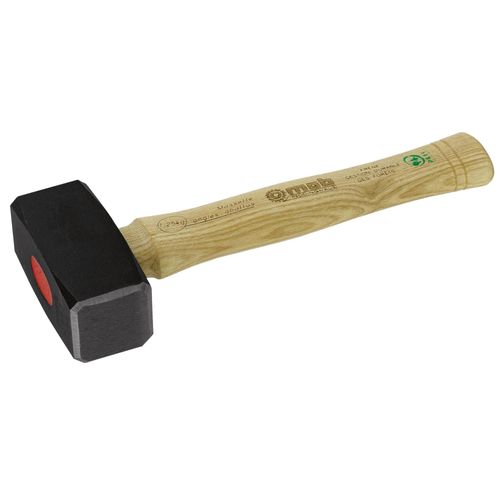 Massette angles abattus à manche frêne 1000g - MOB OUTILLAGE - 0137100201