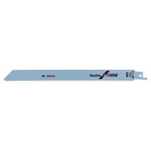 Lot de 5 lames de scie sabre Flexible for Metal 225x19x0,9 mm BOSCH 2608656019