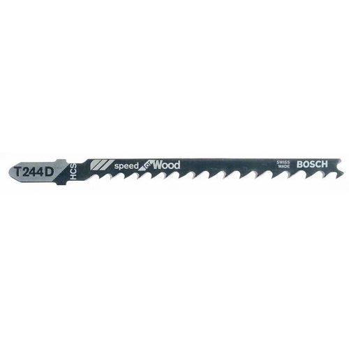 Carte de 5 Lames Bois BOSCH HCS Avoyée Rectifiée T244D - 2608630058