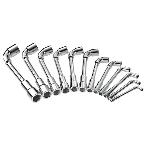 Jeu de 12 clés à pipe débouchées FACOM 75.J12PB 6 pans (7 à 24 mm)