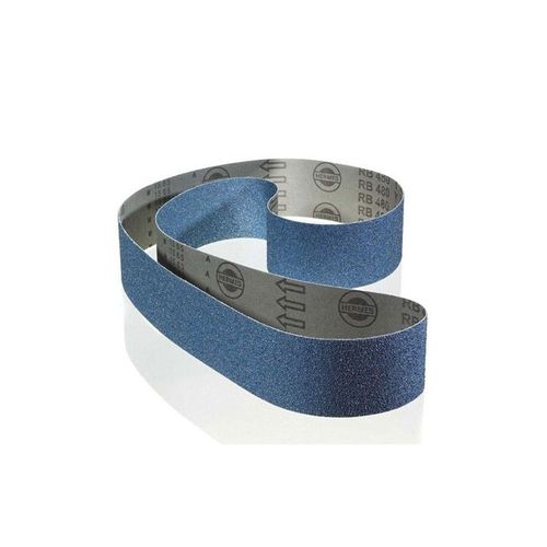 Boîte de 10 bandes sans fin zirconium RB48024YX 100 mm x 1 m Grain 80 - Hermes Abrasifs - 6133422