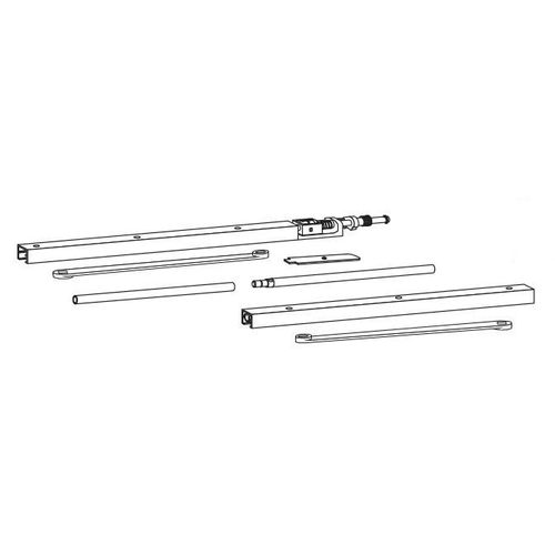 Bandeau encastré - avec sélecteur de fermeture - version GSR DORMAKABA