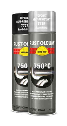 Peinture finitions RustOleum Hard Hat haute temp&eacute;rature