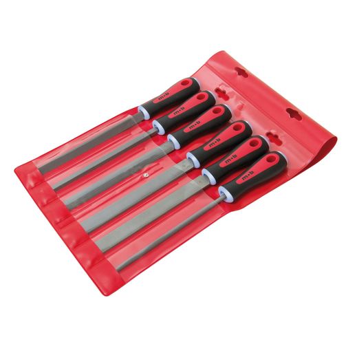 Trousse de 6 limes 200 mm - Mob Outillage - 093520S201
