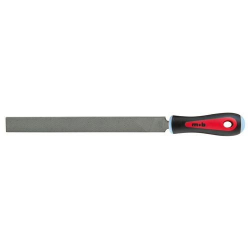 Lime plate à manche plastique - 250 mm, Bâtarde