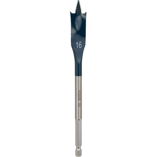 Mèche plate Self Cut à queue 6 pans 1/4 Ø 16mm Longueur 152mm BOSCH 2608595487