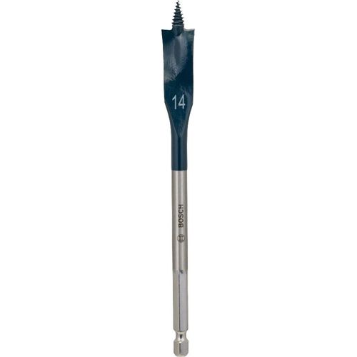 Mèche plate Self Cut à queue 6 pans 1/4 Ø 14mm Longueur 152mm BOSCH 2608595486