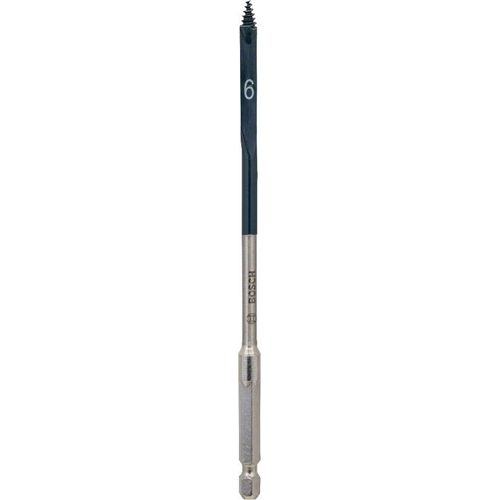 Mèche plate Self Cut à queue 6 pans 1/4 Ø 6mm Longueur 152mm BOSCH 2608595481