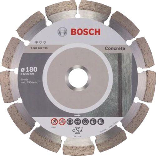 Disque à tronçonner diamanté Professional for Concrete, 180 x 22,23 x 2 x 10 mm Bosch 2608602199