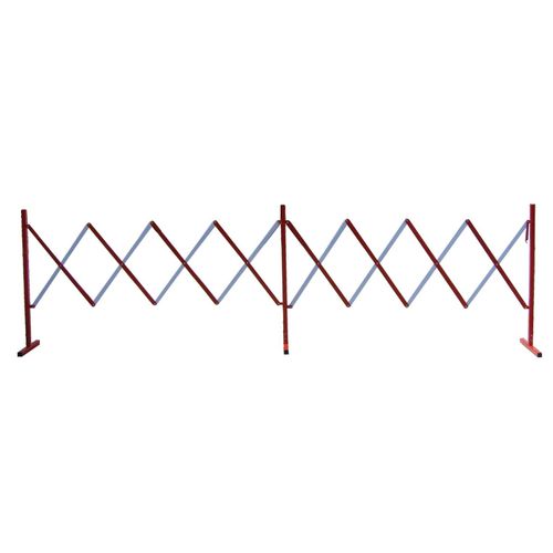 Barrière extensible de chantier double en acier - 4 mètres VISO