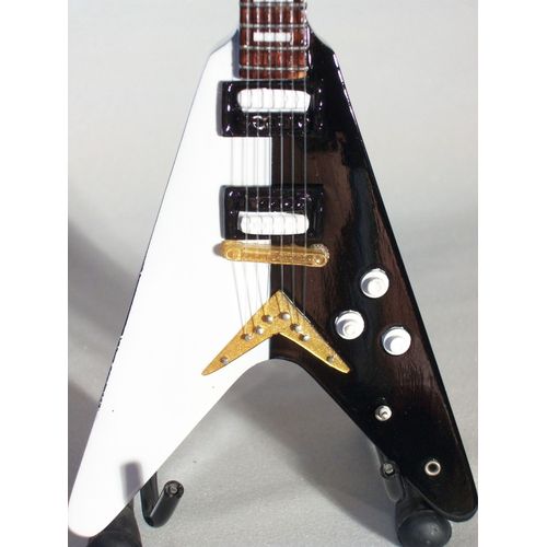 Guitare Miniature Flying V De Michael Schenker Scorpions