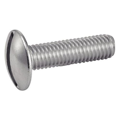 Vis à métaux tête ronde large poêlier fendue inox A2 NFE 25129 5X8 boîte de 200 - ACTON - 622125X8