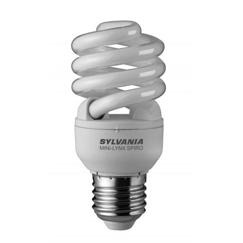 Lampe fluo-compacte MINI-LYNX SPIRAL Fast-Start 827 E27 15W - SYLVANIA - 0035215