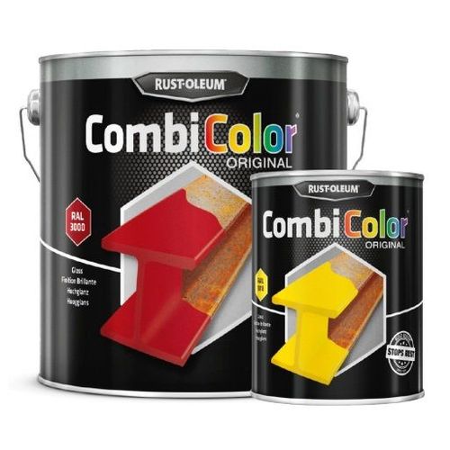 Peinture antirouille - métal brillant - 0,75 l - noir 9005 - Combicolor RUST-OLEUM