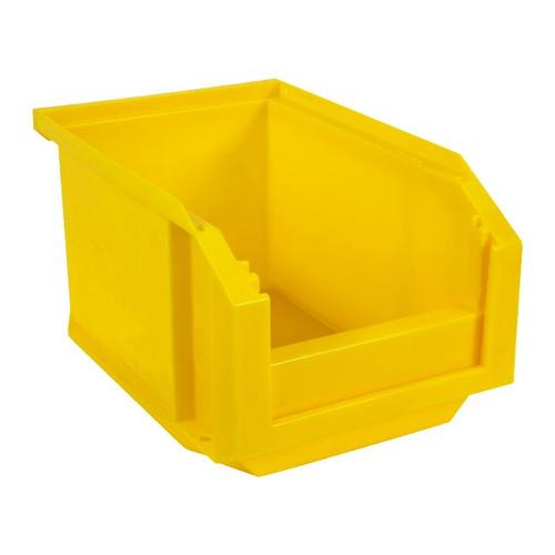 Bac plastique empilable Novap - Jaune - Dimensions 103 x 54 x 89 mm