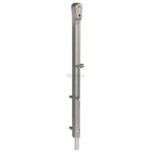 Verrou en applique pour portillon - cylindre européen - gris - KEYDROP LOCINOX