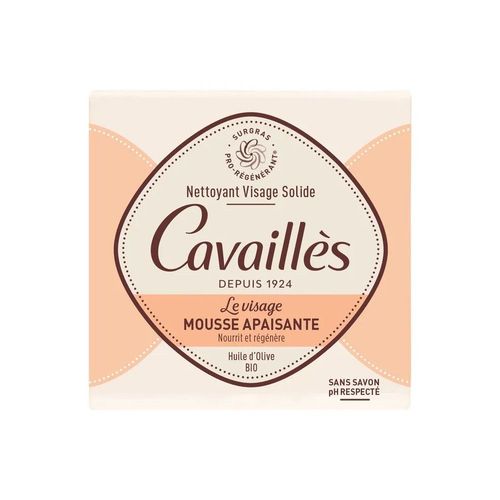 Rogé Cavailles Nettoyant Visage Solide Mousse Apaisante 70 Grammes 
