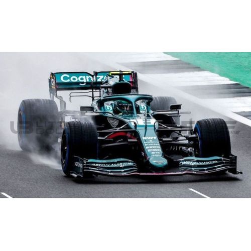 Minichamps 1/43 417210618 Aston Martin Amr21 - Monaco Gp 2021 (L. Stroll) Diecast Modelcar-Minichamps