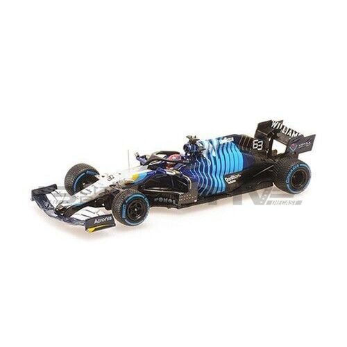 Minichamps 1/43 - 417211363 - Williams Fw43b - 2nd Belgian Gp 2021 (G. Russell)-Minichamps