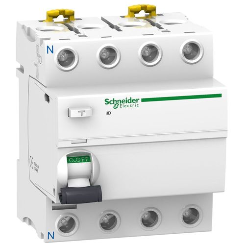 Schneider A9R14463 Interrupteur différentiel 4P 63A Acti9