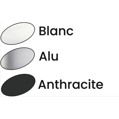 Poussoir ODACE alu 10 A à vis - SCHNEIDER - S536206