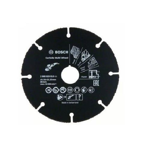 Disque BOSCH Carbure Speed Multi - Ø125MM - 2608623013
