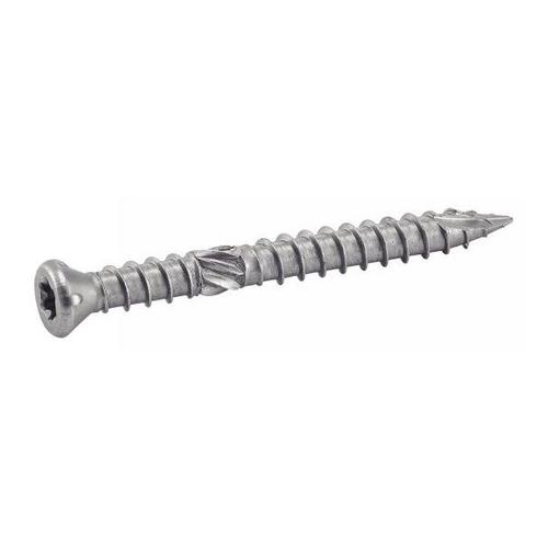 Boîte 100 Vis terrasse tête fraisée réduite inox A2 Torx ACTON - Double filet 5x70 - 623275X70