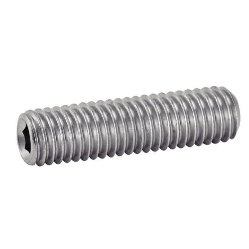 Vis à métaux sans-tête hexagonale creuse bout plat inox A2 DIN 913 5X30 boîte de 100 - ACTON - 622045X30