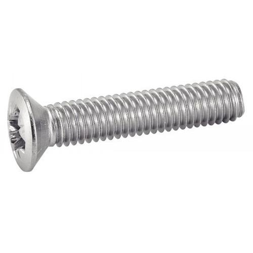 Vis à métaux tête fraisée bombée pozidrive inox A2 DIN 966 6X60 boîte de 100 - ACTON - 622216X60