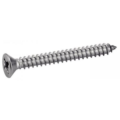 Vis à tôle tête fraisée pozidrive inox A2 DIN 7982 6,3X60 boîte de 100 - ACTON - 624086,3X60